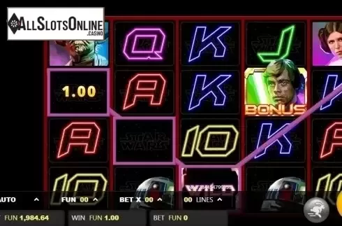 Wild Win screen. Star Wars (JDB168) from JDB168