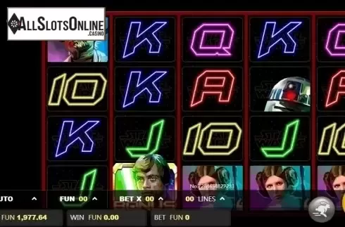 Reel screen. Star Wars (JDB168) from JDB168
