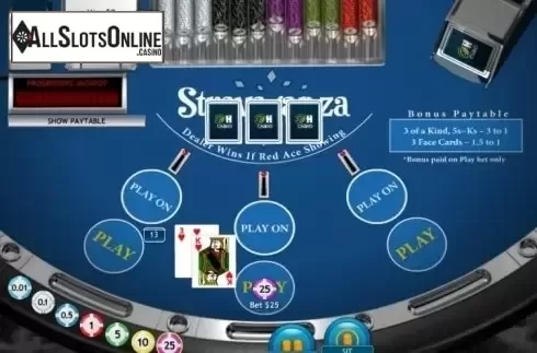 Game Screen. Stravaganza from Playtech