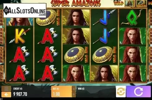 Free Spins screen