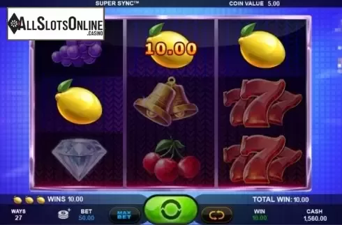 Win Screen. Super Sync from Plank Gaming
