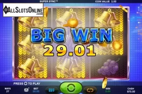 Big Win. Super Sync from Plank Gaming