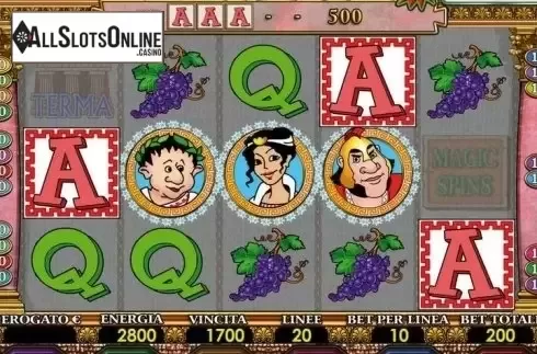 Reel Screen. Sweet Rome from Octavian Gaming