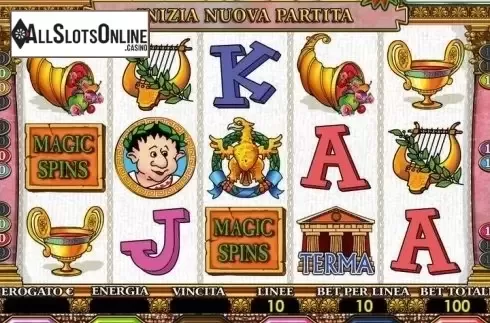 Reel Screen. Sweet Rome from Octavian Gaming