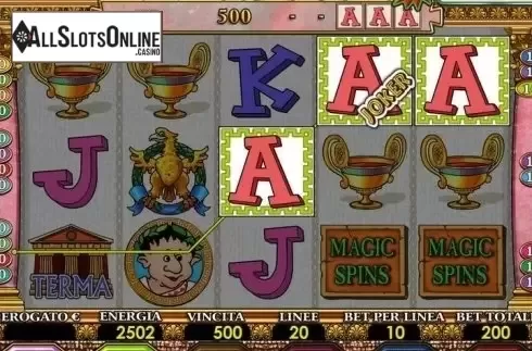 Reel Screen. Sweet Rome from Octavian Gaming
