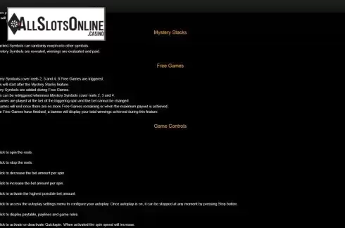 Free Games screen