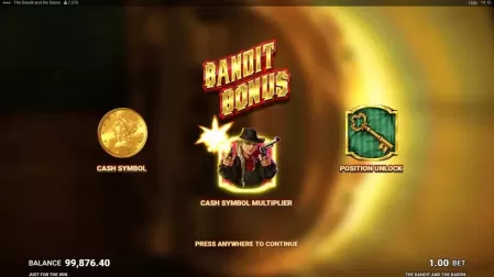 The Bandit and the Baron slot screenshot 6