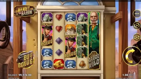 The Bandit and the Baron slot screenshot 1