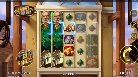The Bandit and the Baron slot screenshot 2