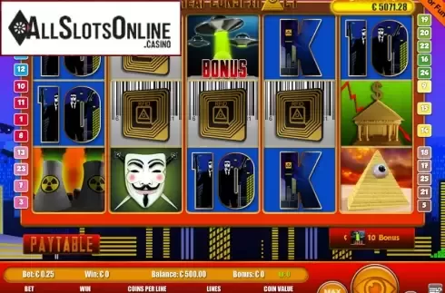 Screen2. The Great Conspiracy from Portomaso Gaming