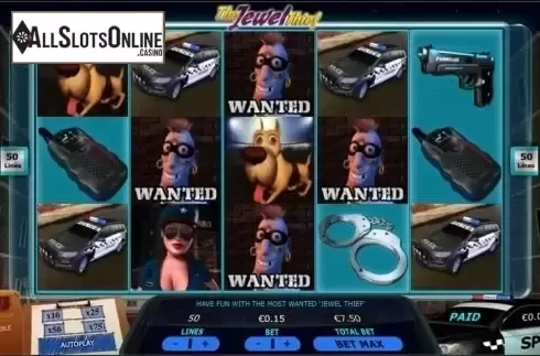 Screen 2. The Jewel Thief from Sigma Gaming