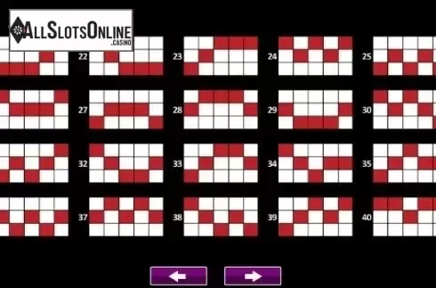 Paytable 5. The Legend Of Robin And Marian from High 5 Games