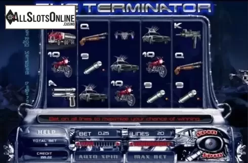 Game Workflow screen. The Terminator from Bwin.Party