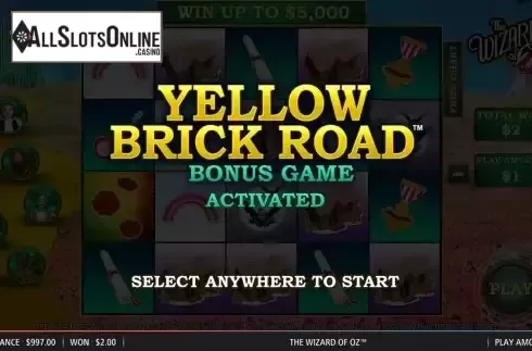 Bonus Game Win Screen