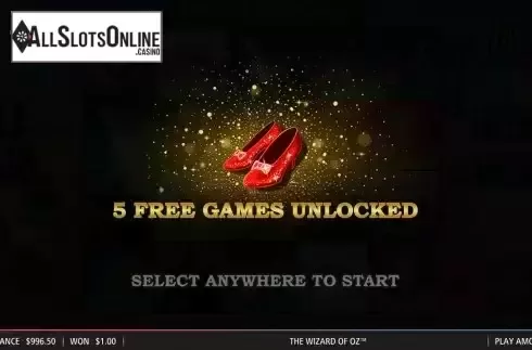 Free Spins Win Screen 2
