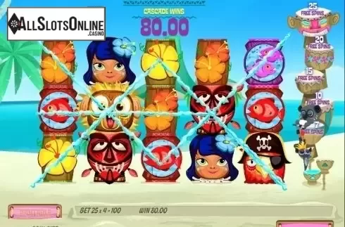 Screen 2. Tiki Totems from Roxor Gaming
