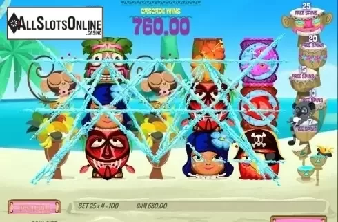 Screen 4. Tiki Totems from Roxor Gaming