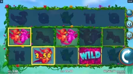 Tweethearts slot screenshot 2