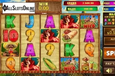 Reels screen. VIVA MEXICO from PlayStar