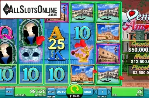 Win Screen 2. Venice Amore from Spin Games