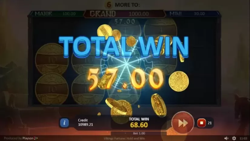 Vikings Fortune: Hold and Win slot screenshot 9