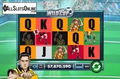 Win Screen. Wild Cup from Skywind Group