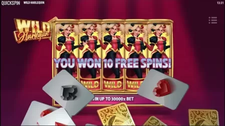 Wild Harlequin slot screenshot 4
