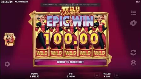 Wild Harlequin slot screenshot 3