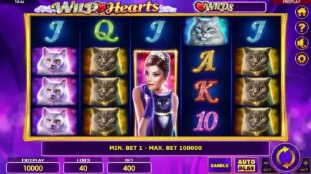 Wild Hearts slot screenshot 1