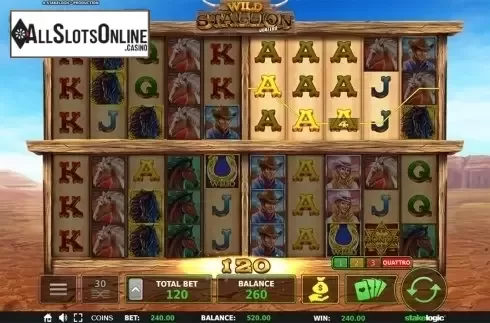 Game workflow 2. Wild Stallion from StakeLogic