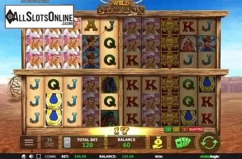 Game workflow 3. Wild Stallion from StakeLogic