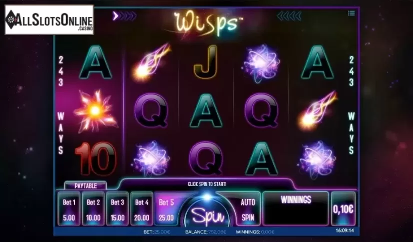 Reels. Wisps from iSoftBet