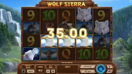 Wolf Sierra slot screenshot 3
