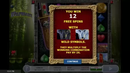 Wolf heart slot screenshot 3