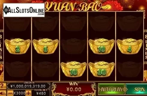 Reel Screen. Yuan Bao from CQ9Gaming