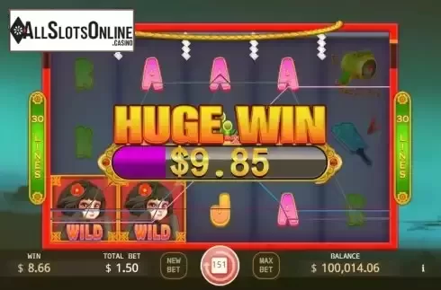 Huge Win screen