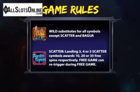 Special symbols screen