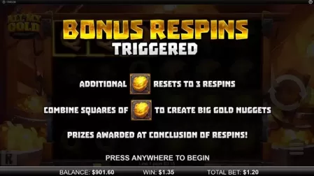 All My Gold slot screenshot 3
