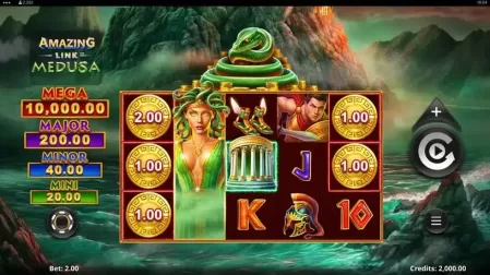 Amazing Link Medusa slot screenshot 1