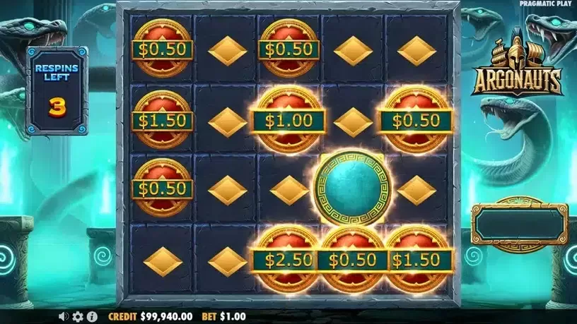 Argonauts slot screenshot 4