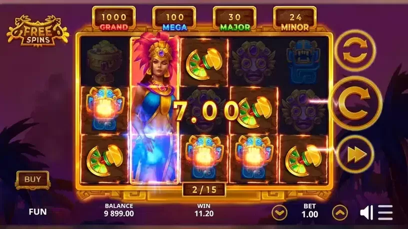 Aztec's Legend slot screenshot 4