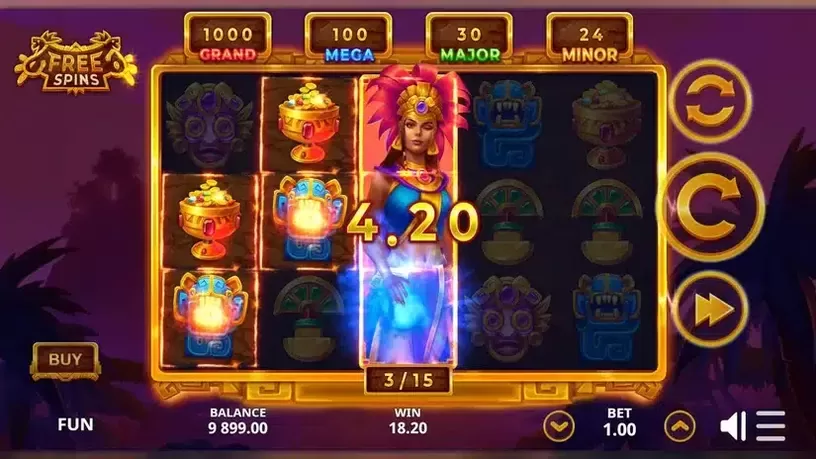 Aztec's Legend slot screenshot 5