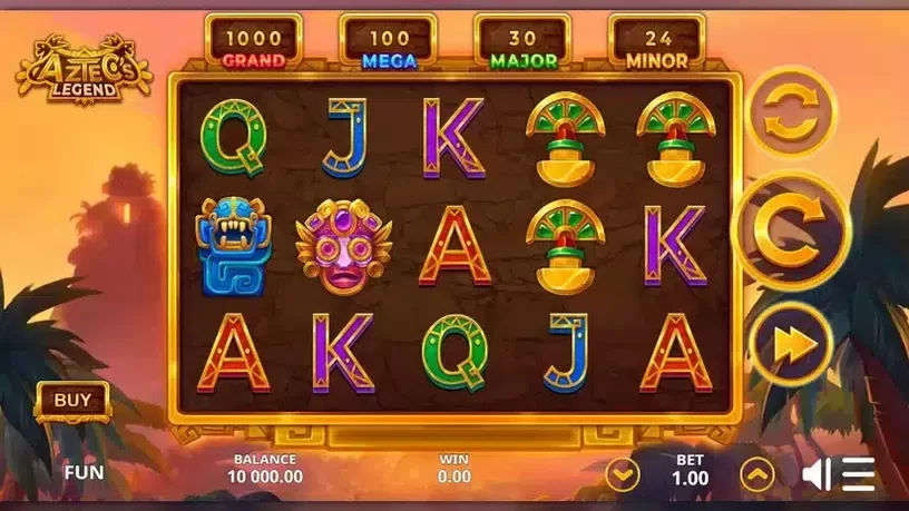 Aztec's Legend slot screenshot 1