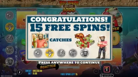 Big Bass Splash 1000 slot screenshot 3