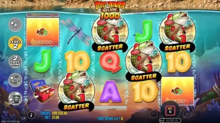 Big Bass Splash 1000 slot screenshot 2