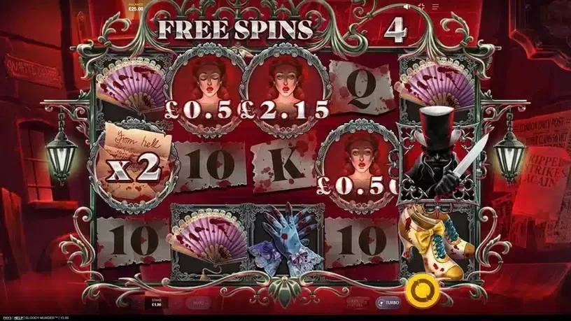 Bloody Murder slot screenshot 4