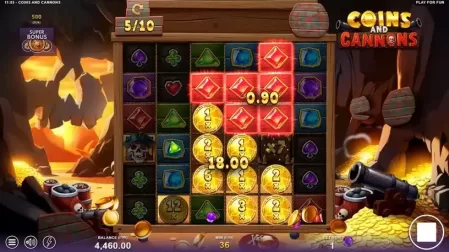 Coins and Cannons slot screenshot 4