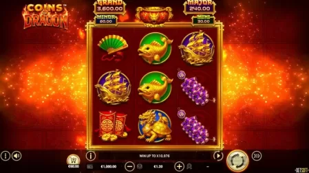Coins of Dragon – Hold & Win slot screenshot 1