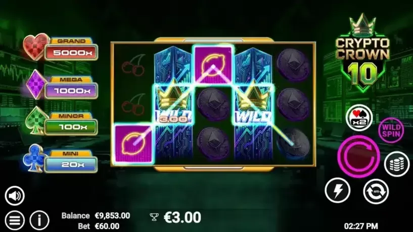 Crypto Crown 10 slot screenshot 