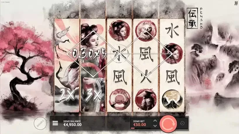 Densho slot screenshot 1